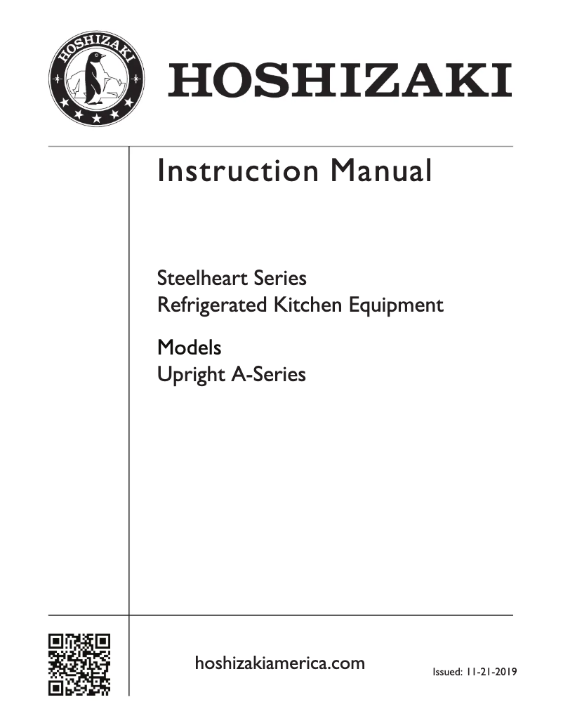 Página 1 del manual Manual de usuario Hoshizaki R1A-FSL