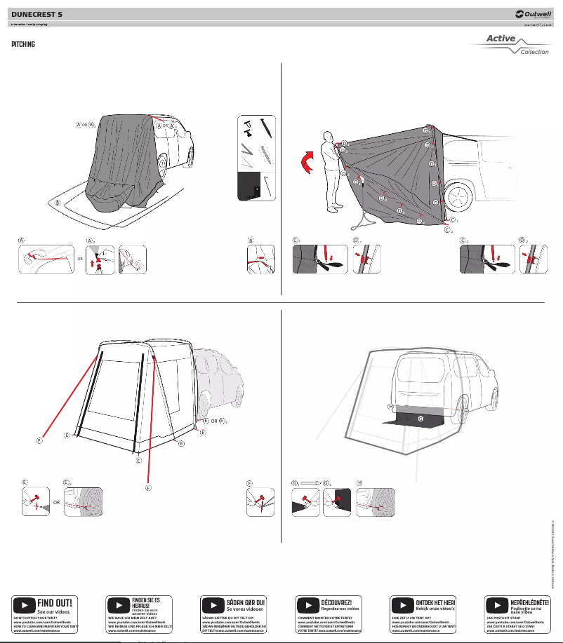 Page n°1 - Manuel utilisateur Outwell Dunecrest S
