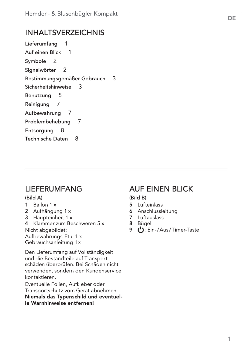 Page 1 de la notice Manuel utilisateur Maxxmee 04067