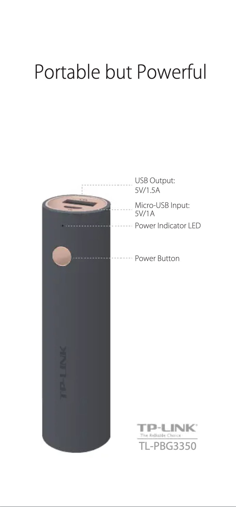 Page 1 de la notice Manuel utilisateur TP-Link TL-PBG3350