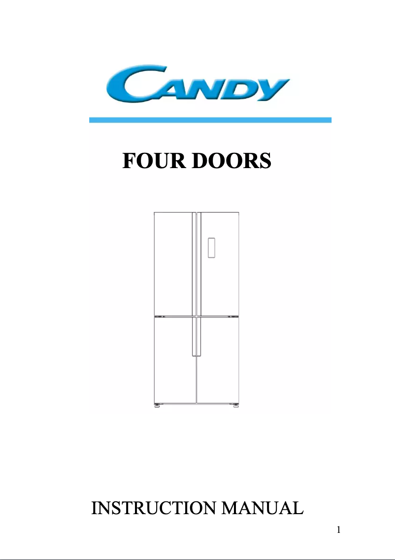 Image de la première page du manuel de l'appareil CFDN 180 EU/1