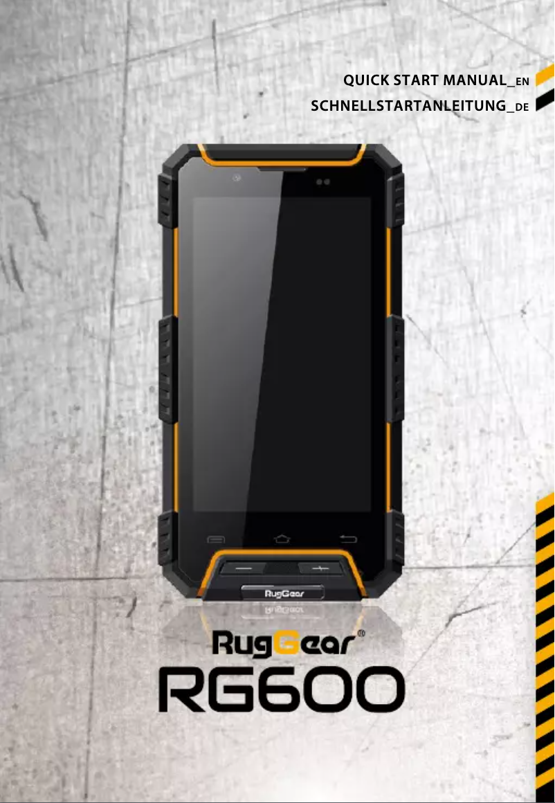 Page n°1 - Manuel utilisateur RugGear RG600