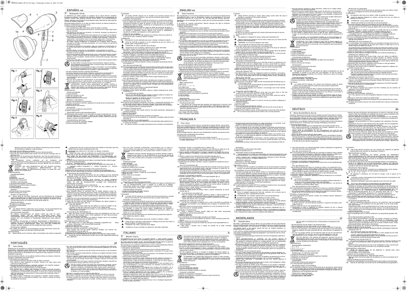 Page 1 de la notice Manuel utilisateur Solac SP7161 Ionic 2200 Pro