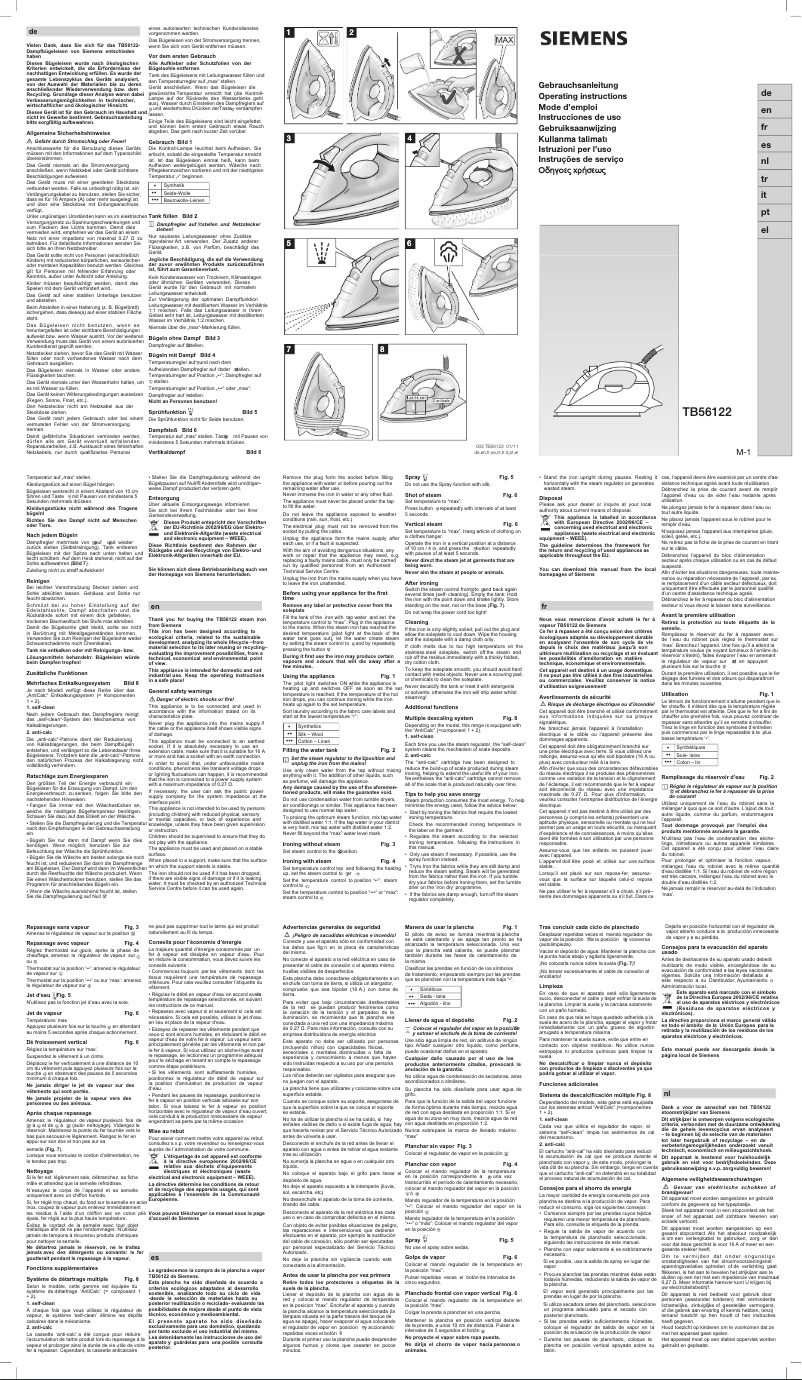 Página 1 del manual Manual de usuario Siemens KG32E70