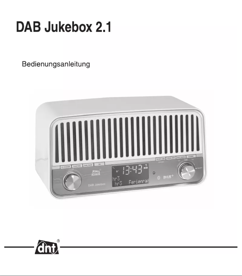 Página 1 del manual Manual de usuario dnt DAB Jukebox 2.1