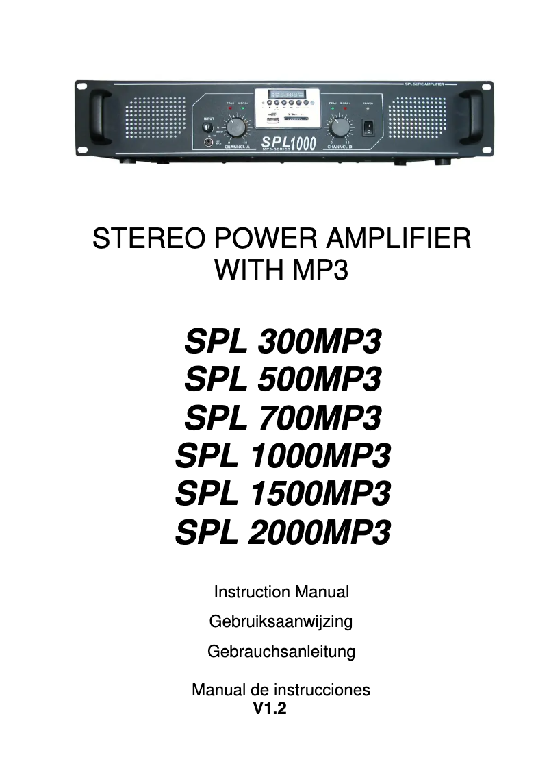 Page n°1 - Manuel utilisateur Skytec LED