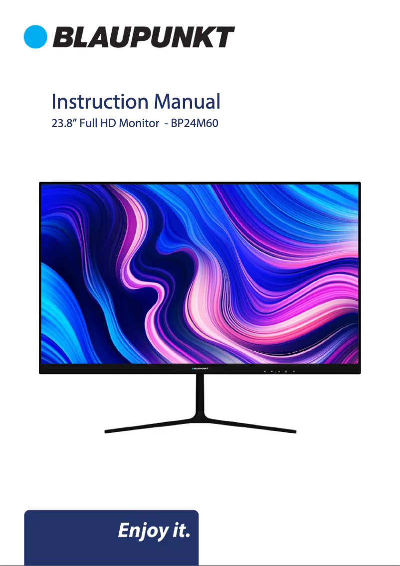 Page 1 de la notice Manuel utilisateur Blaupunkt BP24M60
