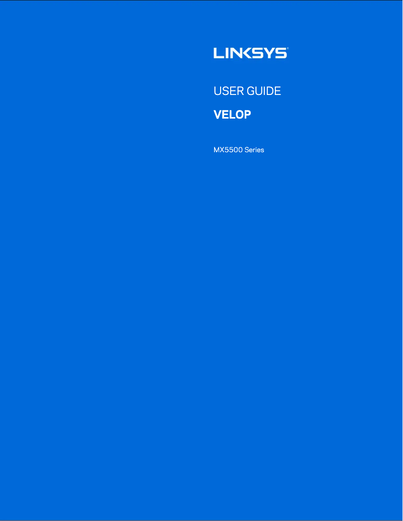 Page 1 de la notice Manuel utilisateur Linksys Atlas Pro 6
