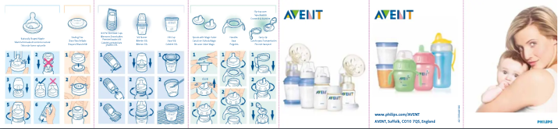Page 1 de la notice Manuel utilisateur Philips AVENT SCD270