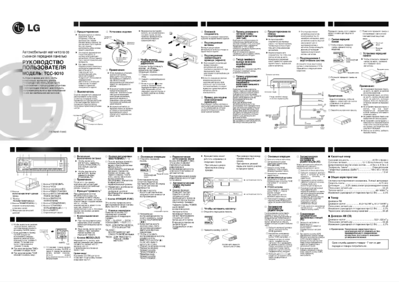 Página 1 del manual Manual de usuario LG TCC-9010