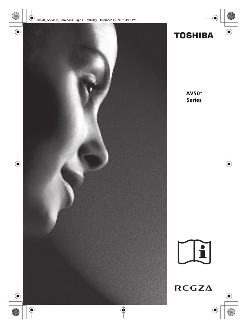 Page 1 de la notice Manuel utilisateur Toshiba 37AV50U