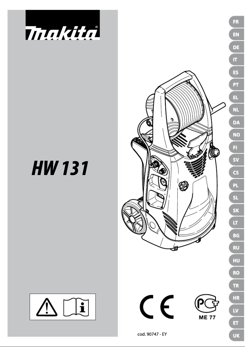 Page 1 de la notice Manuel utilisateur Makita HW131