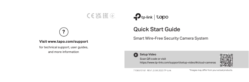 Página 1 del manual Guía de instalación TP-Link Tapo C420S2