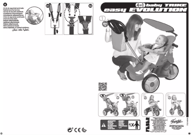 Page n°1 - Manuel utilisateur Feber Baby Trike Easy Evoluton