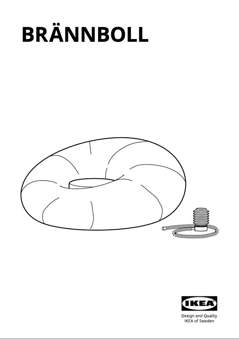 Image de la première page du manuel de l'appareil BRÄNNBOLL 205.847.46