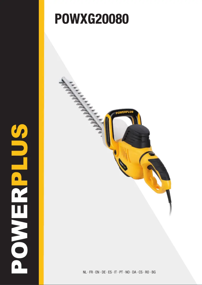 Page n°1 - Manuel utilisateur PowerPlus POWXG20080