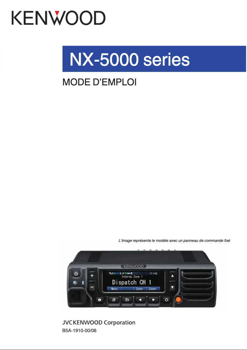 Page n°1 - Manuel utilisateur Kenwood NXR-5700