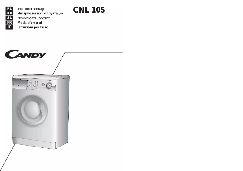 Page 1 de la notice Manuel utilisateur Candy CNL 105-37S