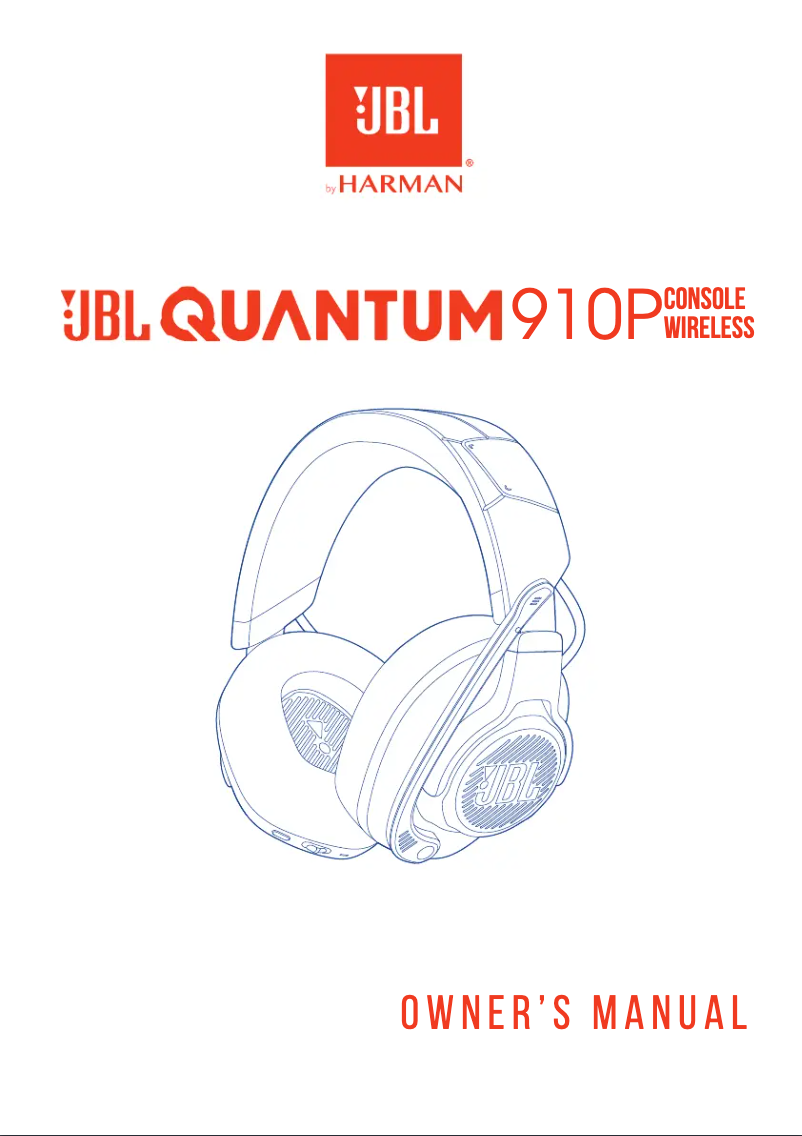 Page n°1 - Manuel utilisateur JBL Quantum 910P Console Wireless
