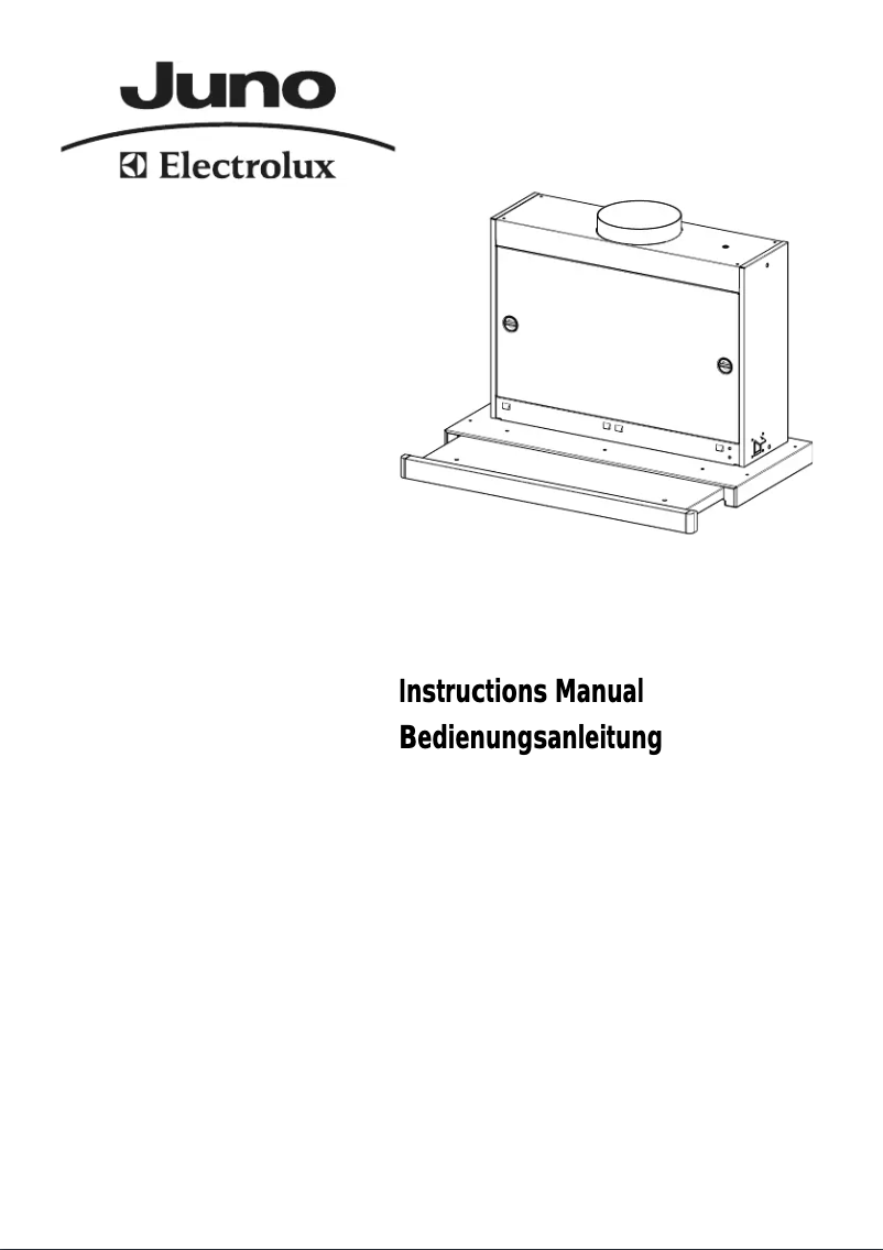 Page 1 de la notice Manuel utilisateur Juno Electrolux JDA5271E