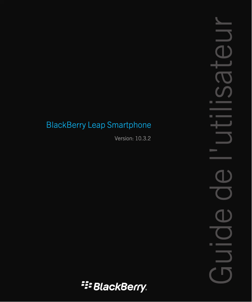 Page n°1 - Manuel utilisateur BlackBerry Leap STR100