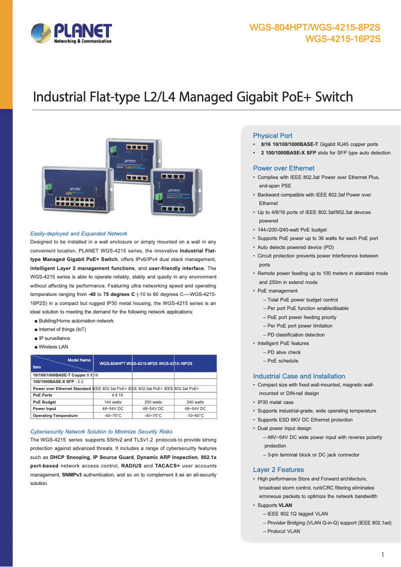 Image de la première page du manuel de l'appareil WGS-804HPT