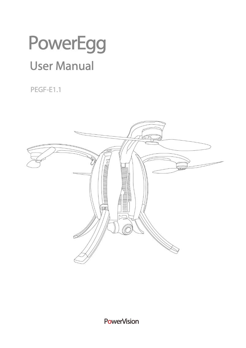 Image de la première page du manuel de l'appareil PowerEgg