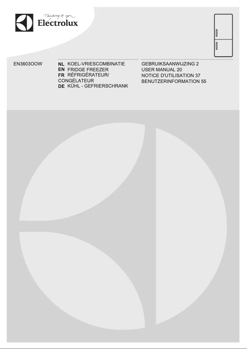 Página 1 del manual Manual de usuario Electrolux EN3603OOW