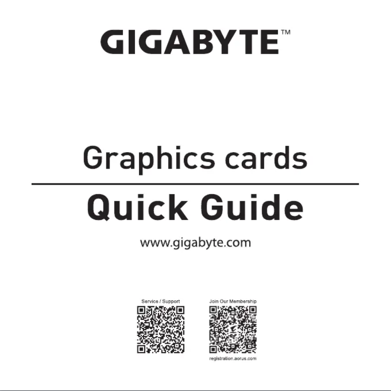 Page 1 de la notice Manuel utilisateur Gigabyte GeForce RTX 4070 Ti SUPER EAGLE OC ICE 16G