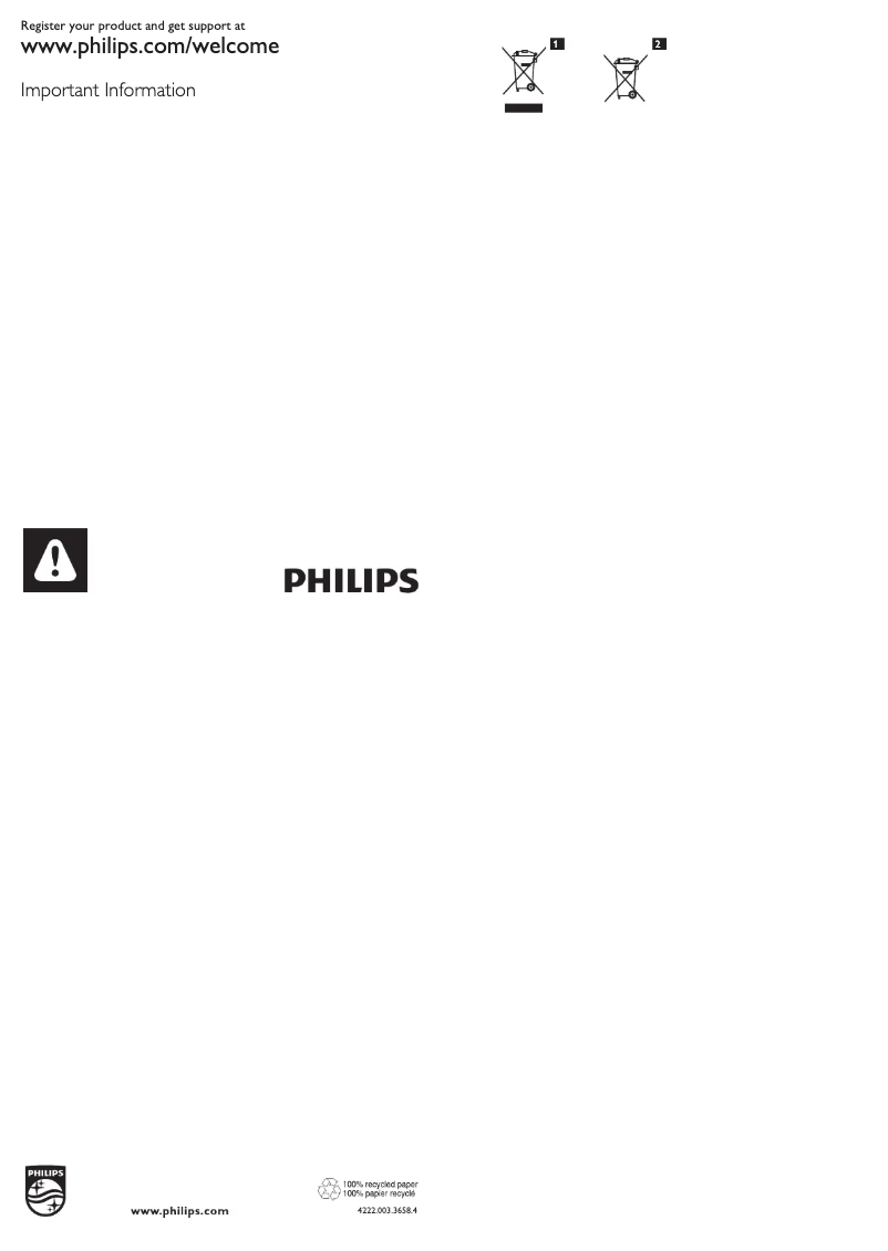 Page n°1 - Manuel utilisateur Philips PowerLife FC8456