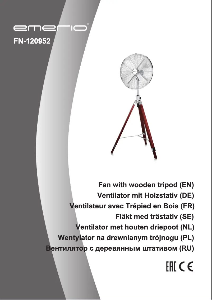Page 1 de la notice Manuel utilisateur Emerio FN-120952