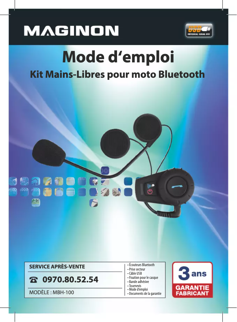 Page n°1 - Manuel utilisateur Maginon MBH-100