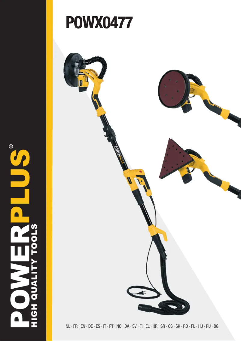 Page 1 de la notice Manuel utilisateur PowerPlus POWX0477