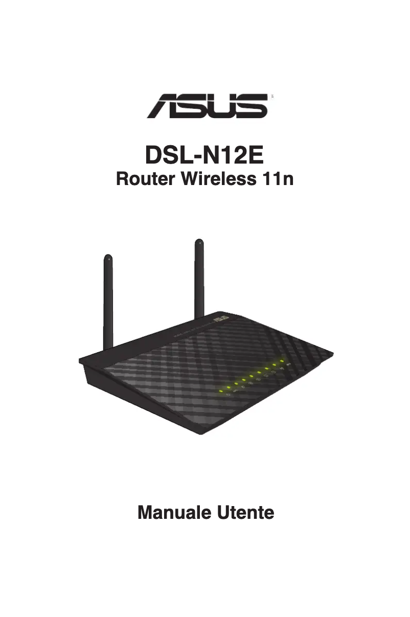 Page n°1 - Manuel utilisateur Asus DSL-N12E