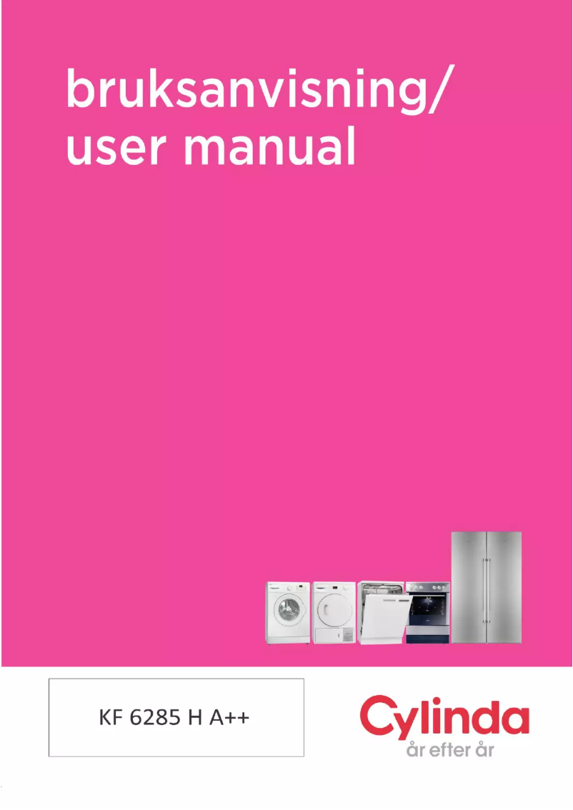 Page n°1 - Manuel utilisateur Cylinda KF 6285