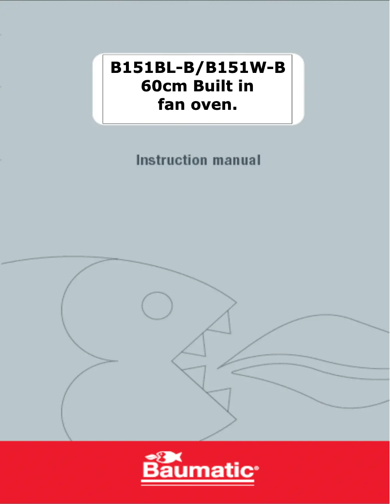 Page 1 de la notice Manuel utilisateur Baumatic B151