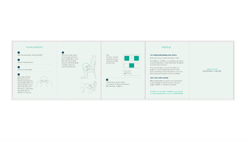 Image de la première page du manuel de l'appareil Kardia Mobile 6L