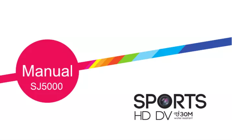 Page n°1 - Manuel utilisateur SJCAM SJ5000X