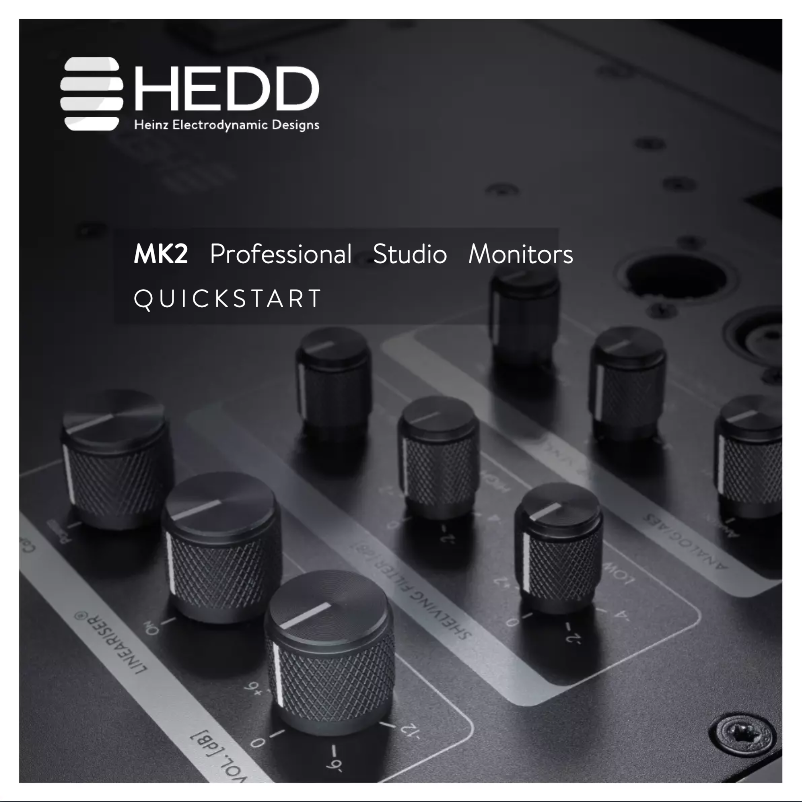 Page n°1 - Manuel utilisateur HEDD Bass 12