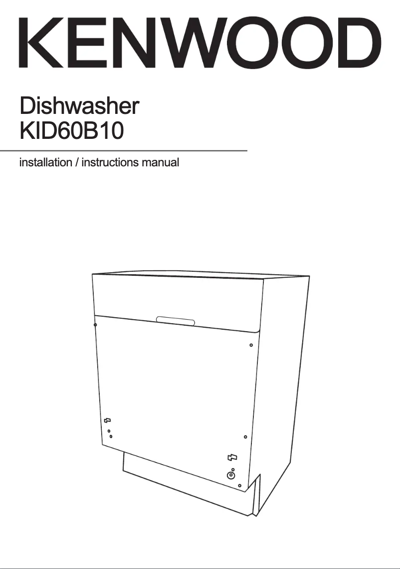 Page 1 de la notice Manuel utilisateur Kenwood KID60B10
