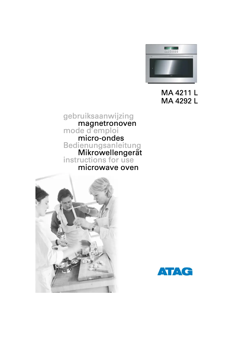 Image de la première page du manuel de l'appareil MA4292L