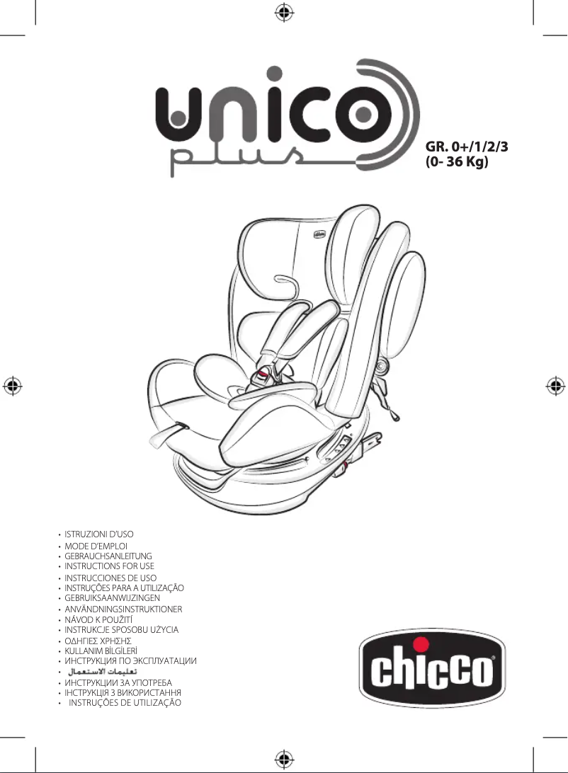 Image de la première page du manuel de l'appareil Unico Plus