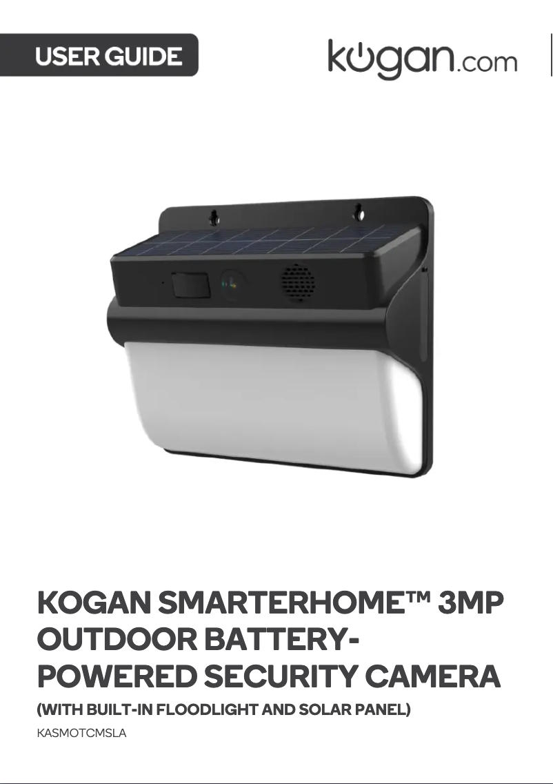 Image de la première page du manuel de l'appareil KASMOTCMSLA