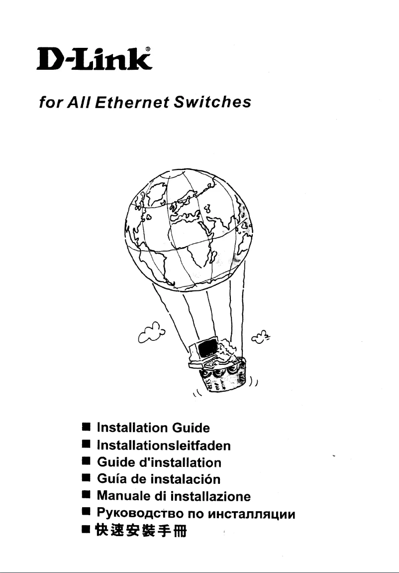 Page 1 de la notice Guide d'installation D-Link DES-3550