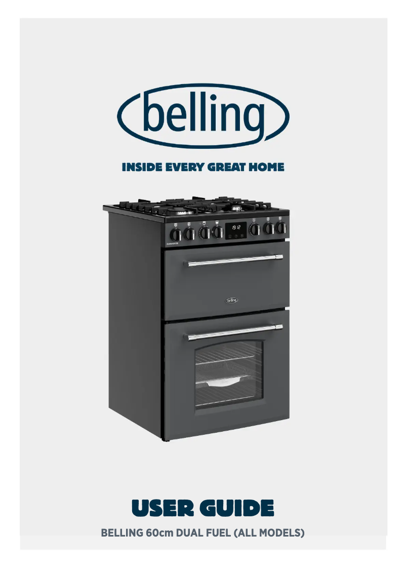 Page 1 de la notice Manuel utilisateur Belling Farmhouse 60DF