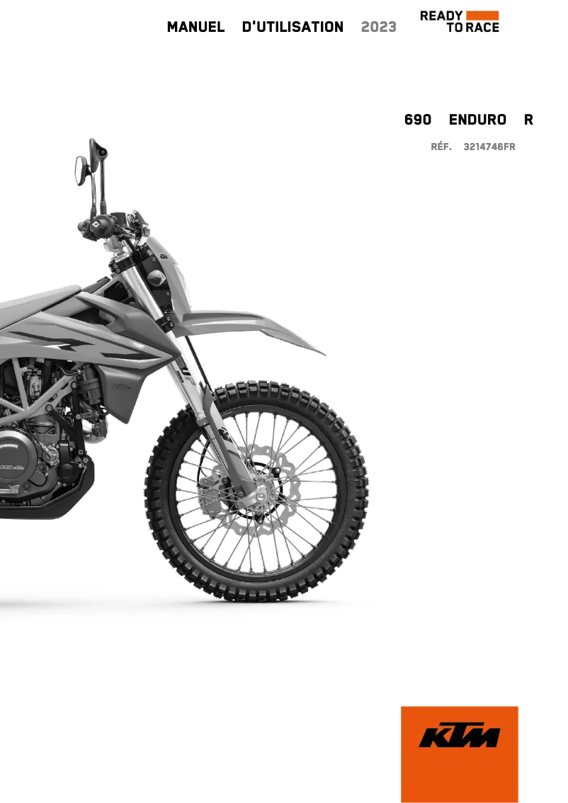 Página 1 del manual Manual de usuario KTM 690 Enduro R (2023)