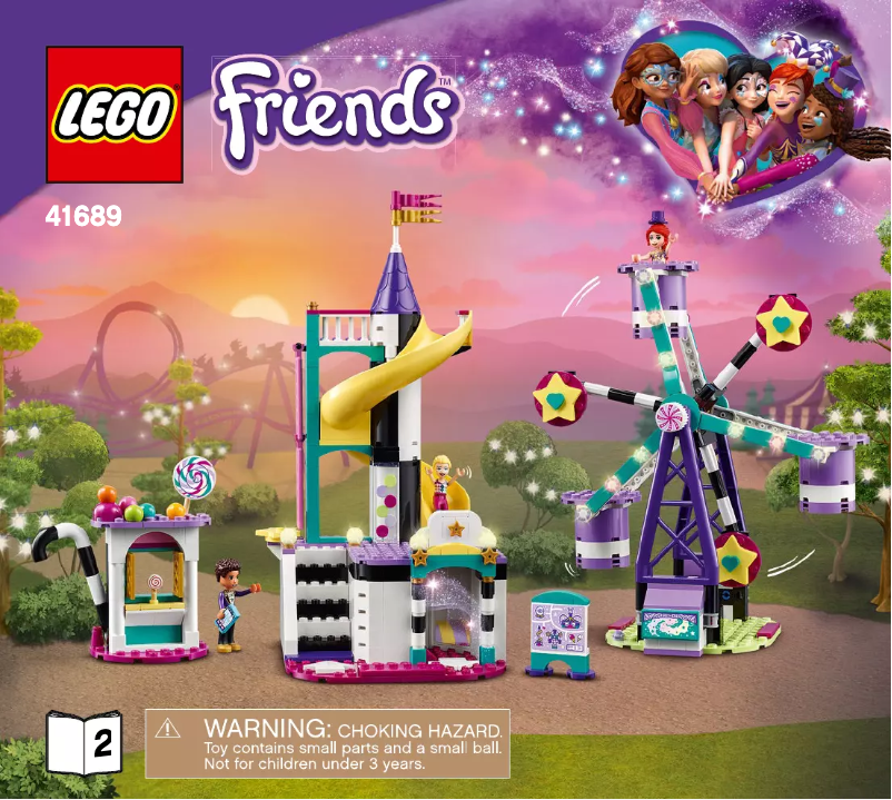 Page n°1 - Manuel utilisateur Lego Friends 41689