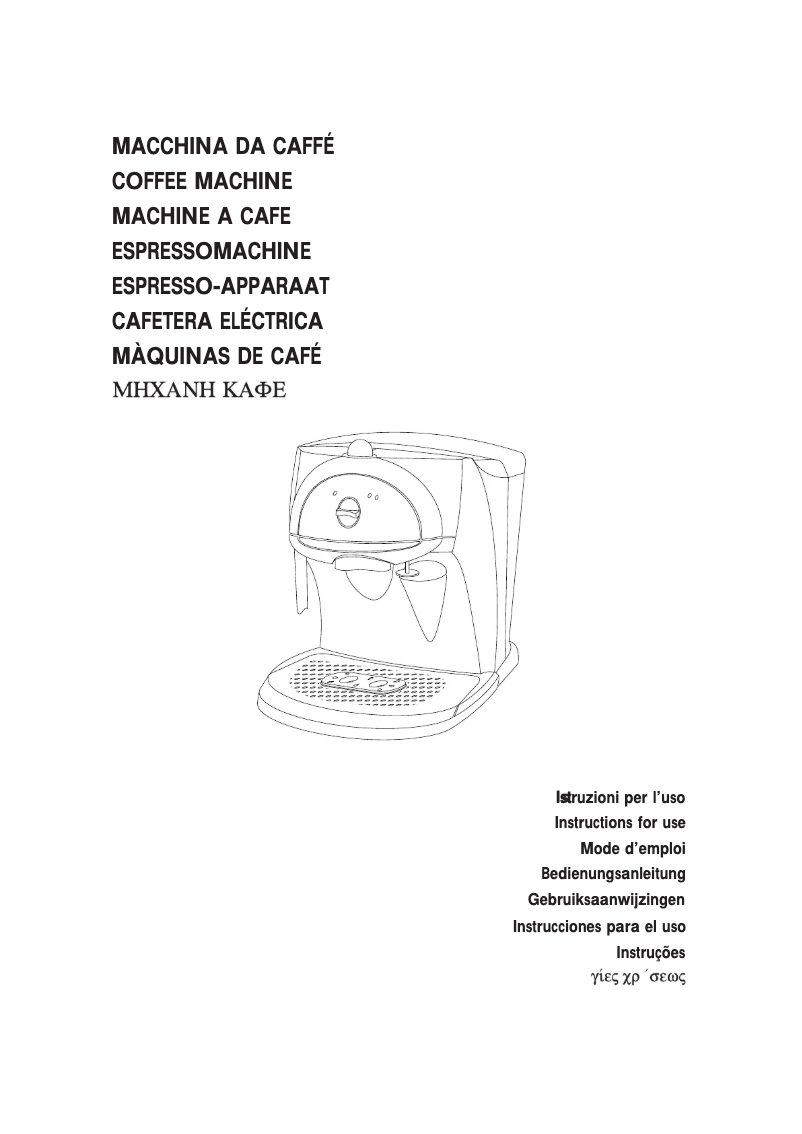 Page n°1 - Manuel utilisateur DeLonghi Bar 41