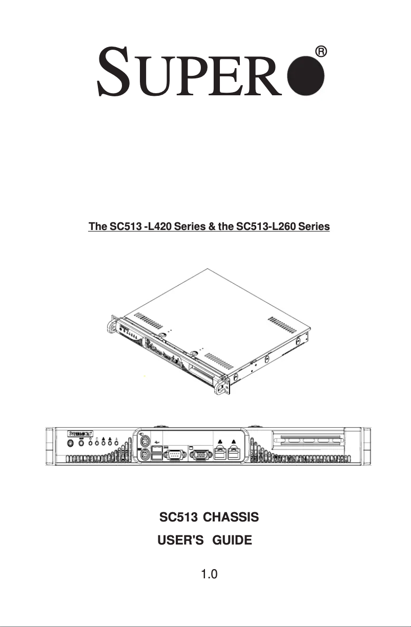 Image de la première page du manuel de l'appareil SC513L-410