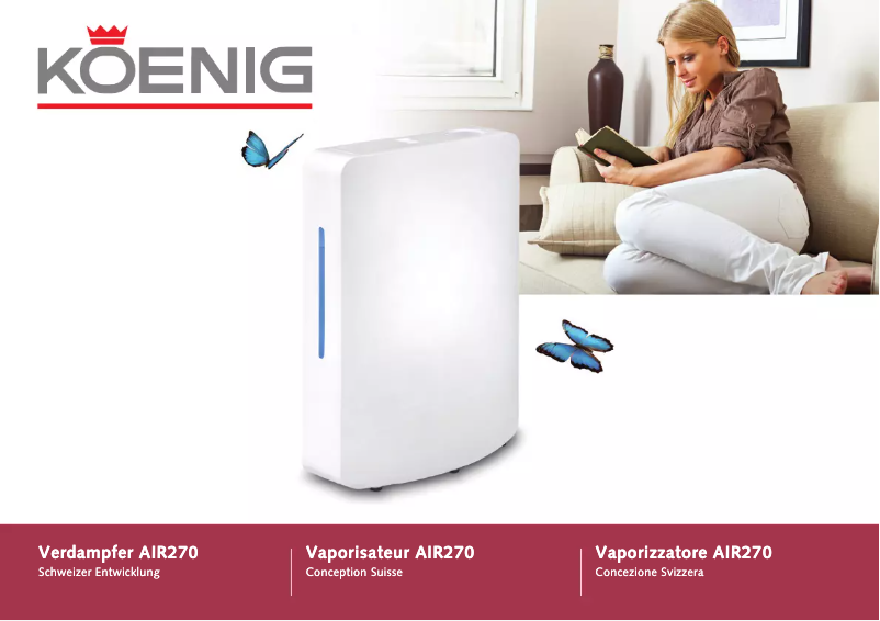 Page 1 de la notice Manuel utilisateur Koenig Air 270